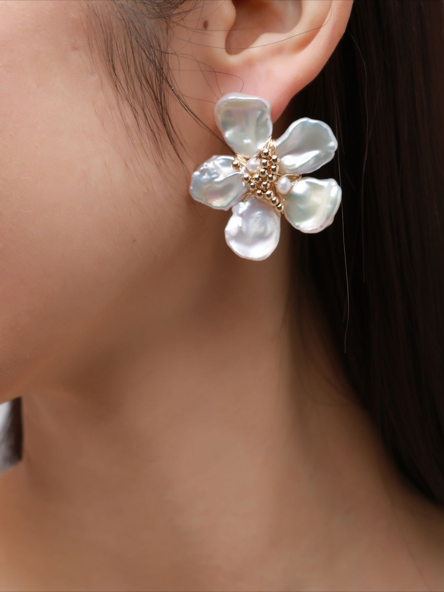 Falling Petals Series Petal Earrings - floysun