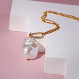 Fashion Baroque Pearl Pendants Necklace - floysun