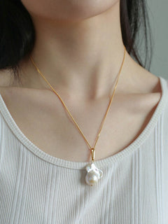 Fashion Baroque Pearl Pendants Necklace - floysun