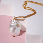 Fashion Baroque Pearl Pendants Necklace - floysun