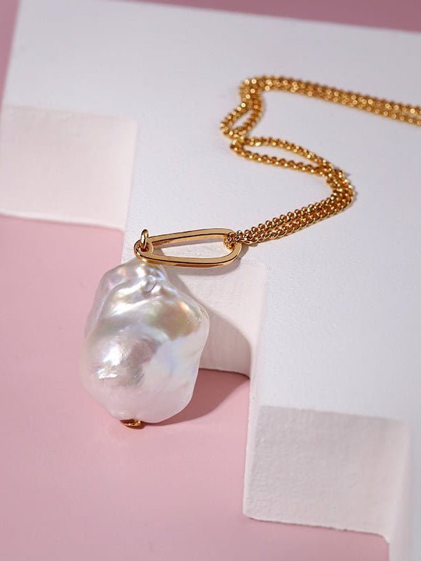 Fashion Baroque Pearl Pendants Necklace - floysun