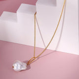 Fashion Baroque Pearl Pendants Necklace - floysun