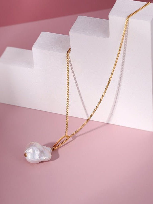 Fashion Baroque Pearl Pendants Necklace - floysun