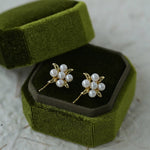 Fashion Flower Pearl Earrings - floysun