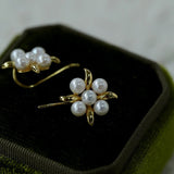 Fashion Flower Pearl Earrings - floysun