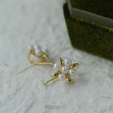 Fashion Flower Pearl Earrings - floysun