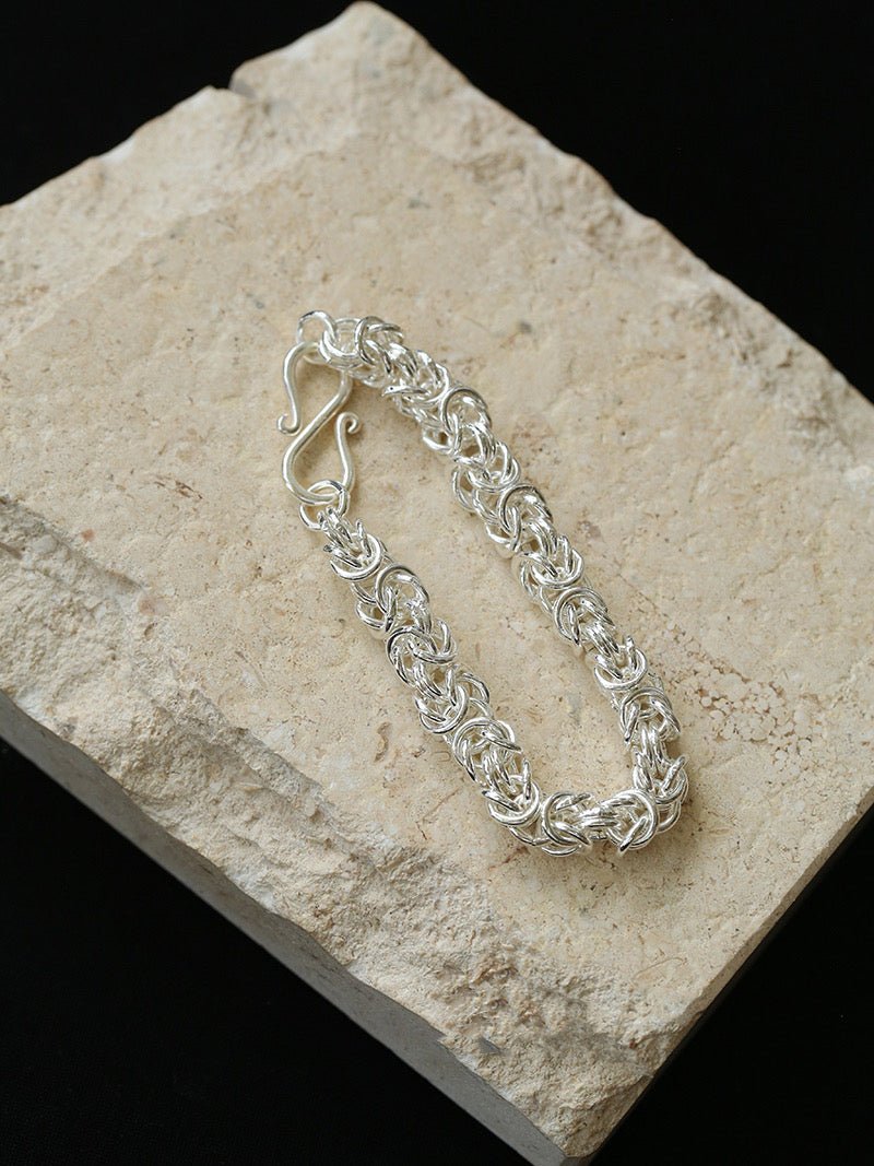 Fashionable Handcrafted Artisan Chunky Chain Bracelet - floysun