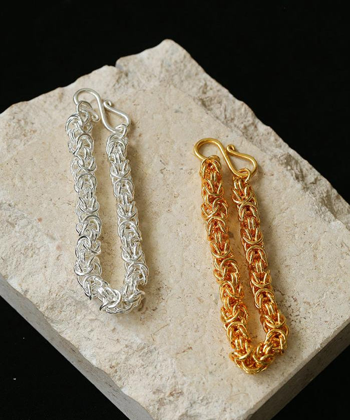 Fashionable Handcrafted Artisan Chunky Chain Bracelet - floysun