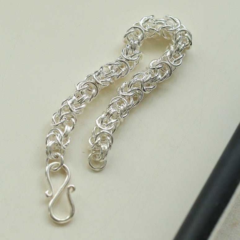 Fashionable Handcrafted Artisan Chunky Chain Bracelet - floysun