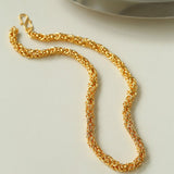 Fashionable Handcrafted Artisan Chunky Chain Necklace - floysun