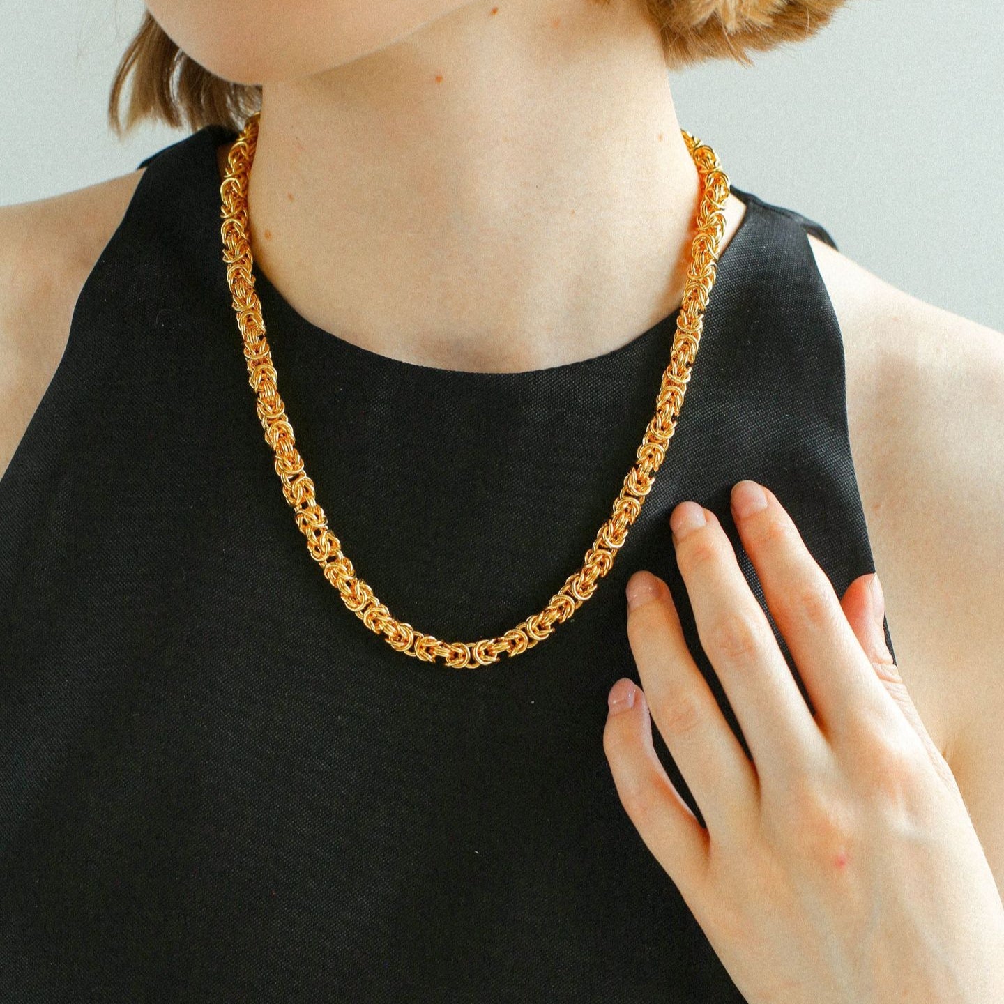 Fashionable Handcrafted Artisan Chunky Chain Necklace - floysun