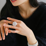 Fashionable Hollow Half Sphere Bangle - floysun