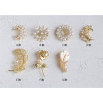 Feather Pearl Brooch E Style - floysun