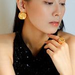 Fireworks Series Metallic Earrings - floysun