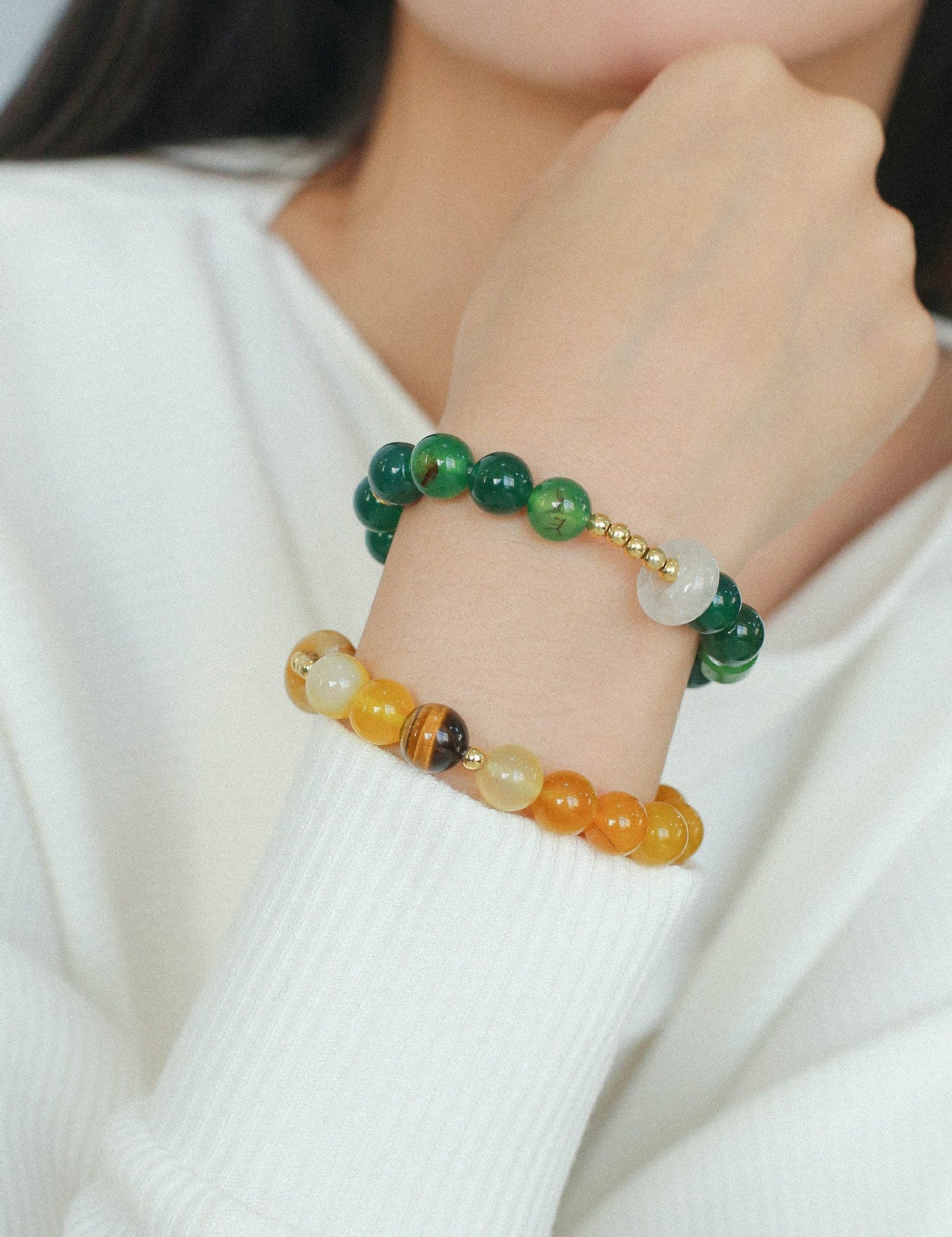 Five Elements Agate Bracelet - floysun