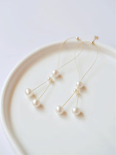 Flowing Bead Series Multi - Bead Design Earrings - floysun