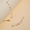 Flowing Bead Series Multi - Bead Long Chain Ear Studs - floysun