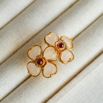 Four - leaf Clover Double Flower Rings - floysun