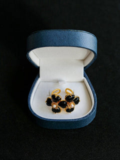 Four - leaf Clover Double Flower Rings - floysun