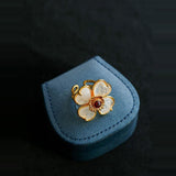 Four - leaf Clover Single Flower Rings - floysun