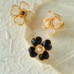 Four - leaf Clover Single Flower Rings - floysun