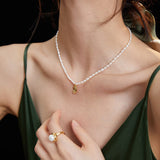 French Pearl Elegance Necklace - floysun