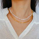 French Simple Baroque Pearl Necklace - floysun