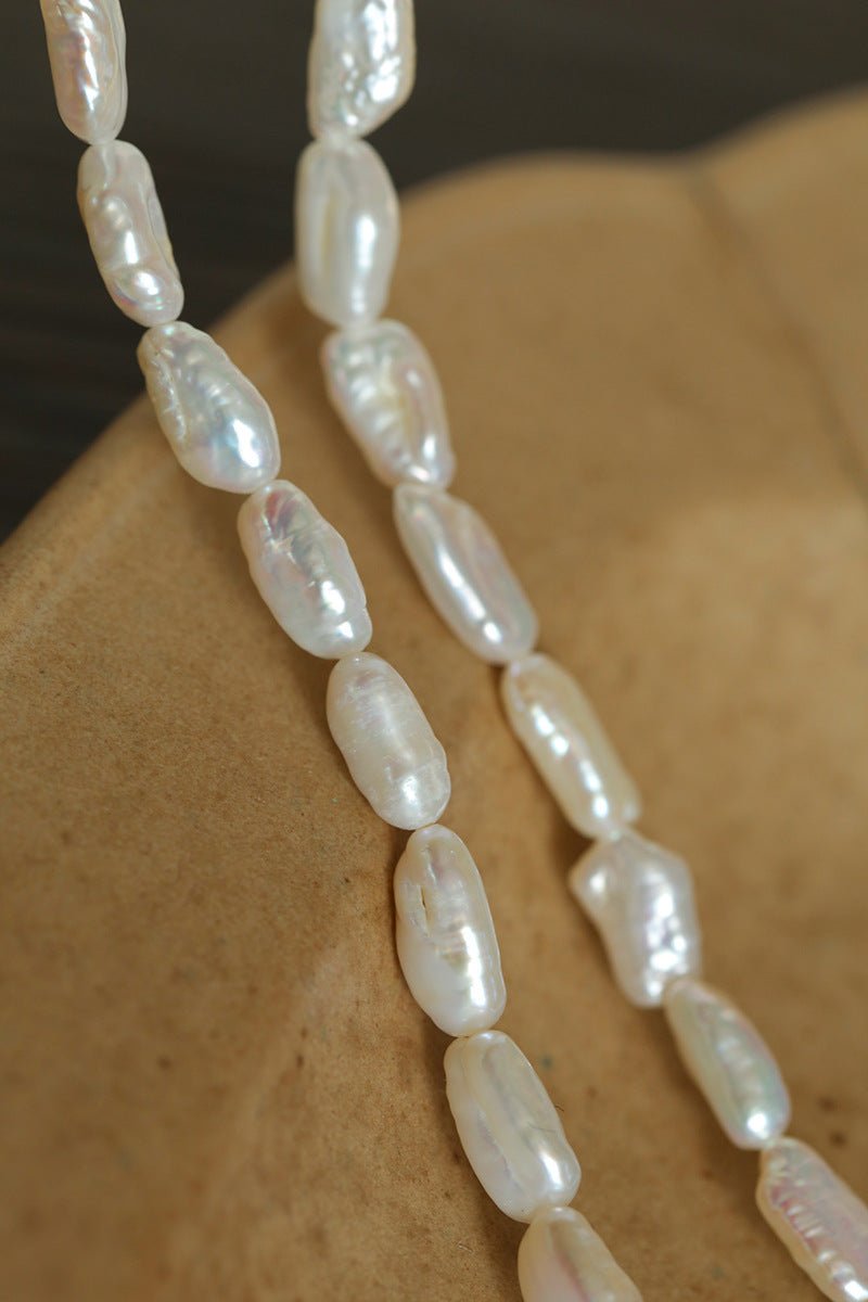 French Simple Baroque Pearl Necklace - floysun