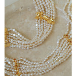 French Style Mini Multi - Layered Pearl Necklace - floysun