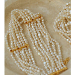 French Style Mini Multi - Layered Pearl Necklace - floysun