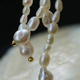 French Style Woven Pearl Bow Earrings - floysun