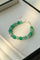 Fresh Green Strawberry Quartz Gemstone Beaded Bracelet - floysun