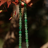 Fresh Green Strawberry Quartz Gemstone Beaded Necklace - floysun