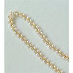 Freshwater Pearl Woven Choker Necklace Chain Pull - out Adjustable - floysun