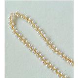 Freshwater Pearl Woven Choker Necklace Chain Pull - out Adjustable - floysun