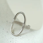 Glamorous Adjustable Oval Rings That Open - floysun