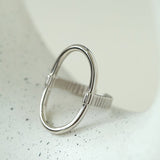 Glamorous Adjustable Oval Rings That Open - floysun