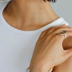 Glamorous Adjustable Oval Rings That Open - floysun