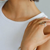 Glamorous Adjustable Oval Rings That Open - floysun