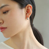 Glossy Water Drop Huggie Earrings - floysun