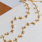 Gold Cherry Pearl Necklace - floysun