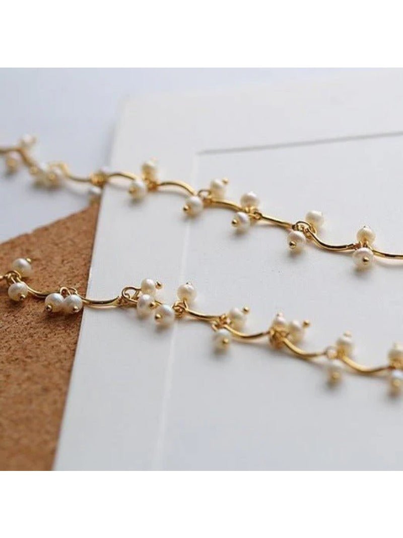 Gold Cherry Pearl Necklace - floysun