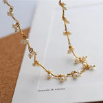 Gold Cherry Pearl Necklace - floysun