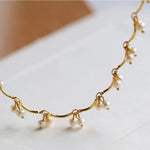 Gold Cherry Pearl Necklace - floysun