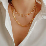 Gold Cherry Pearl Necklace - floysun