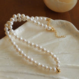 Golden Beans Freshwater Pearl Necklace - floysun