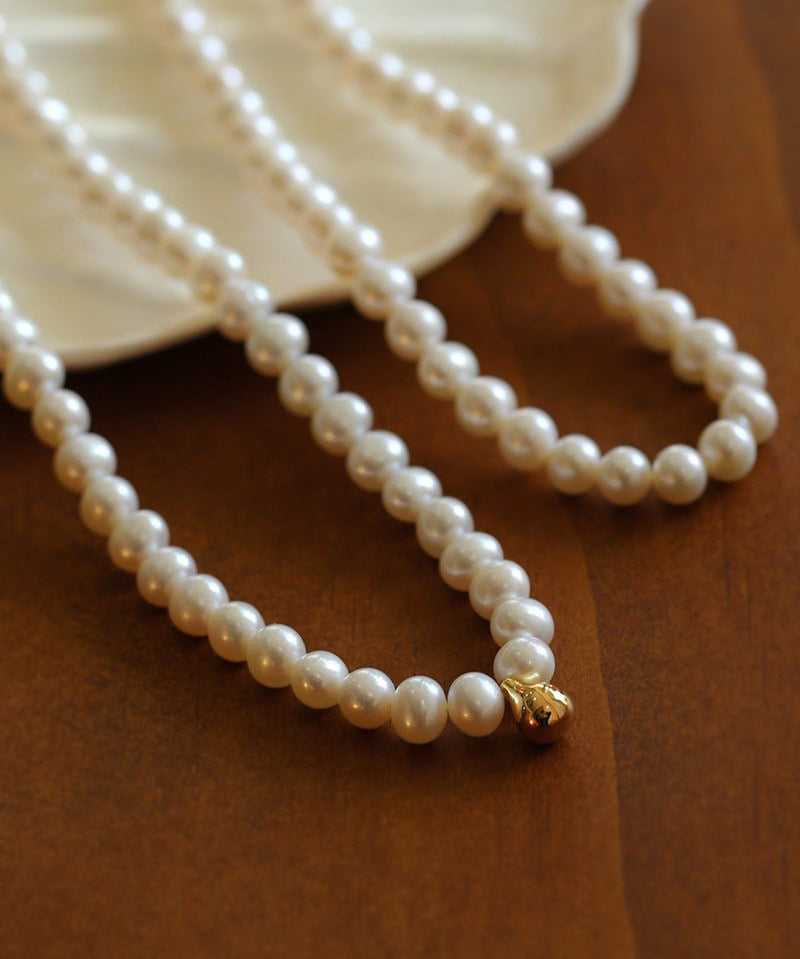 Golden Beans Freshwater Pearl Necklace - floysun