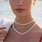 Golden Beans Freshwater Pearl Necklace - floysun