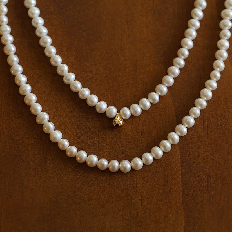 Golden Beans Freshwater Pearl Necklace - floysun