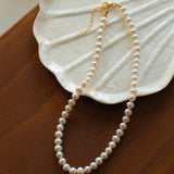 Golden Beans Freshwater Pearl Necklace - floysun